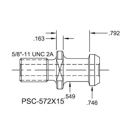 Tj Davies Co Coolant Through Retention Knob PSC-572X15
